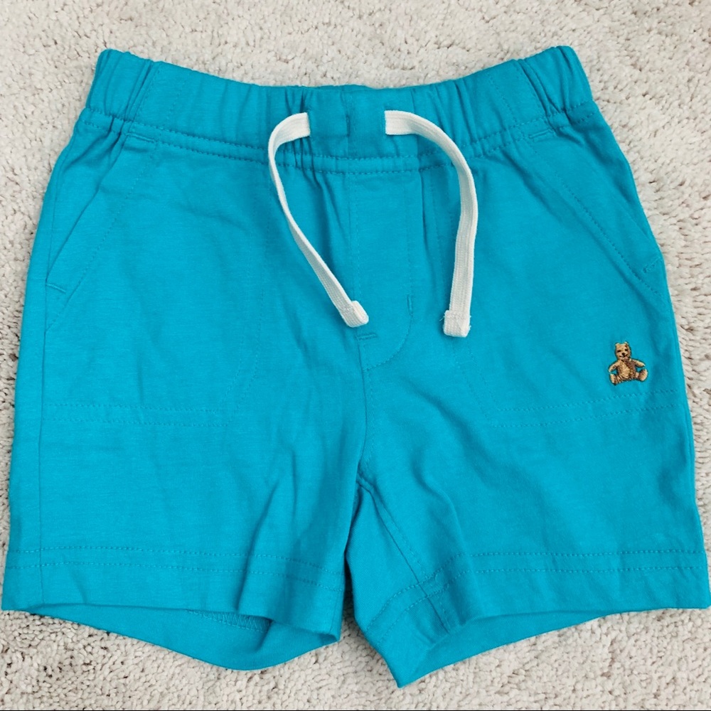 NWT Gap Baby Boy Teal Pull-On Shorts